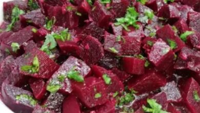 طريقة عمل سلطة البنجر