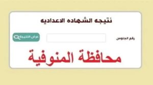 البوابة الإلكترونية لمحافظة المنوفية 