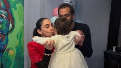 سلمى أبو ضيف تحتفل بعيد ميلاد ابنتها صوفيا