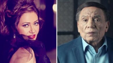 ليلى علوي تحتفل بعيد ميلاد عادل إمام