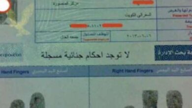 صحيفة الحالة التجارية